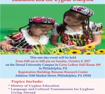 Symposium on Education and the Uyghur Diaspora