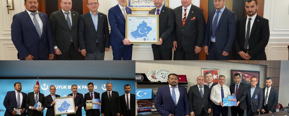 Uygur heyet, Türk siyasetçilerle görüşmeler gerçekleştirdi Uygur heyet, Türk siyasetçilerle görüşmeler gerçekleştirdi